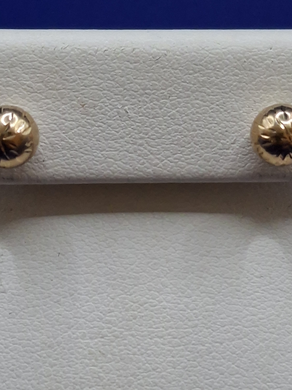 14K Gold Etched Earrings - Women Jewelry